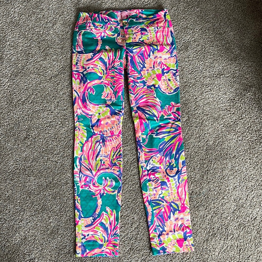 Lilly Pulitzer 29" Kelly Ankle Length Skinny Pant